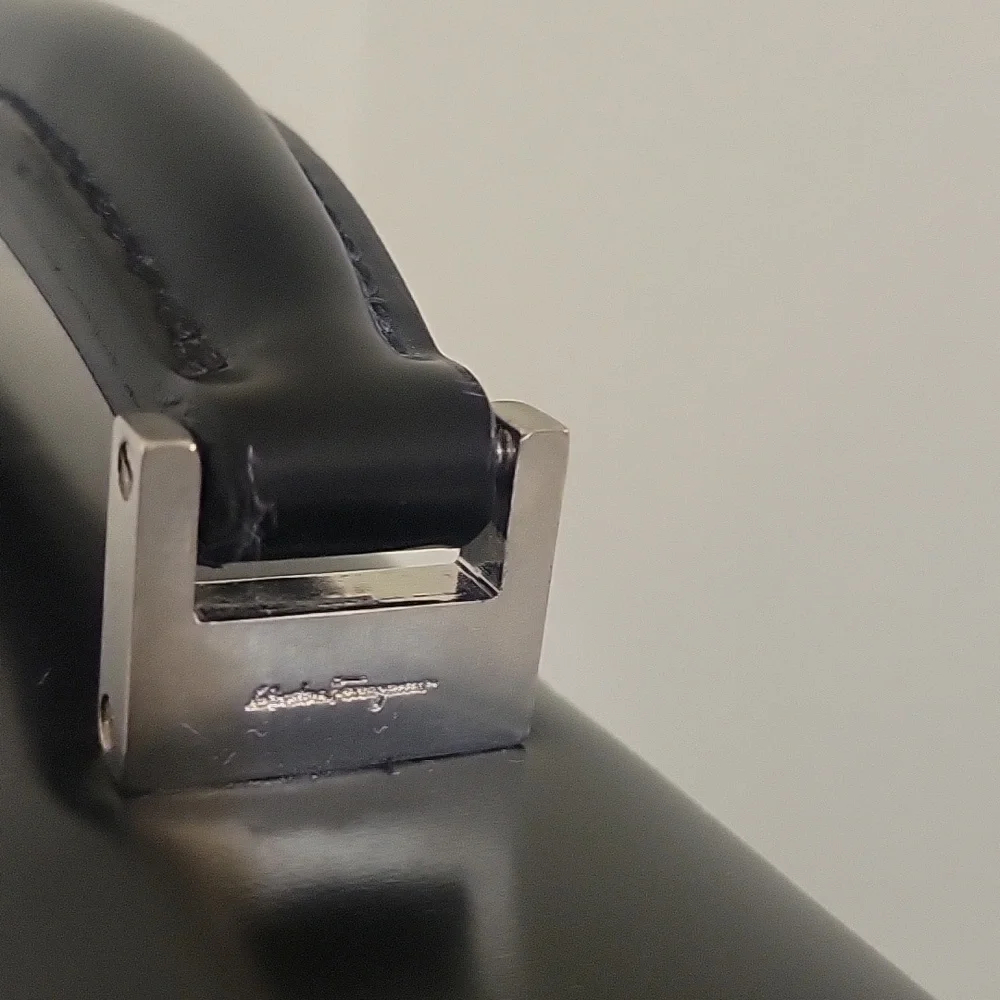 Salvatore Ferragamo Black Leather Briefcase - Picture 3 of 11